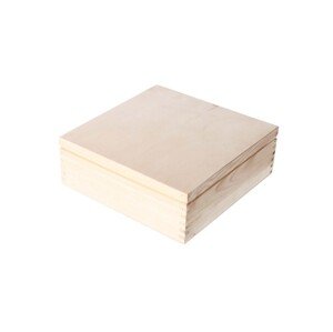 Dřevěná krabička 25 x 25 x 9 - II. jakost