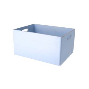 Dřevěný box - světle modrý - chybí víko