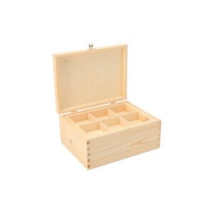 Dřevěná krabička s organizérem