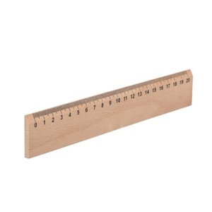 Dřevěné pravítko 20 cm