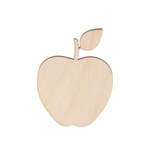 Dřevěné jablko 8 x 6 cm