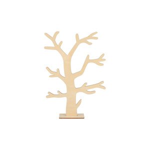 Dřevěný stromeček na šperky