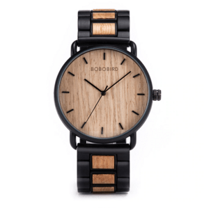 Dřevěné hodinky Bobo Bird - světlé