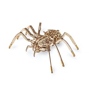 Dřevěné mechanické 3D puzzle - Pavouk