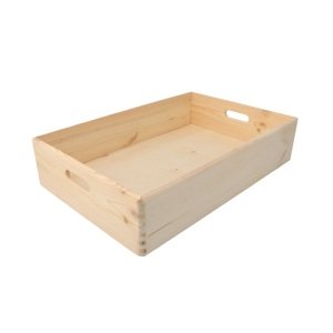 Dřevěný box 60 x 40 x 14 cm