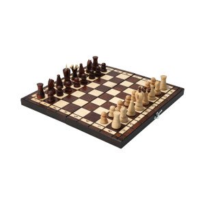 Dřevěné šachy malé 31 x 31 cm