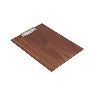 Dřevěná deska s klipem A5 - ořech