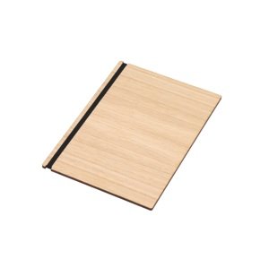 Dřevěná deska na menu A5 - dub