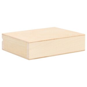 Dřevěná krabička na karty