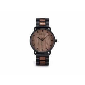 Dřevěné hodinky Bobo Bird - tmavé