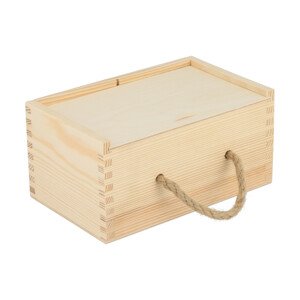 Dřevěná krabička na 2 medy