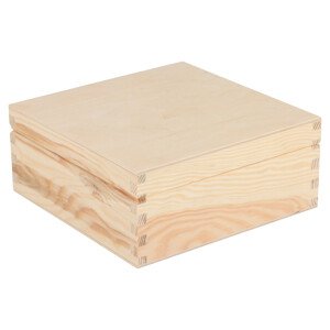 Dřevěná krabička 20 x 20 x 9 cm